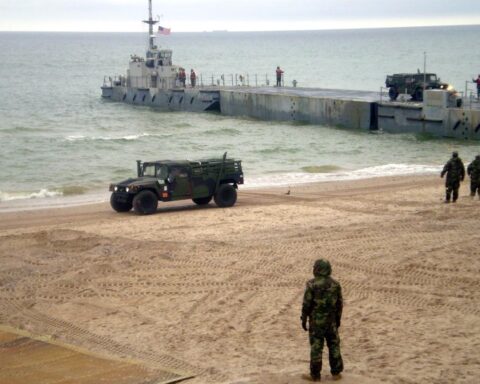 Под Вентспилсом на берег высадится морской десант