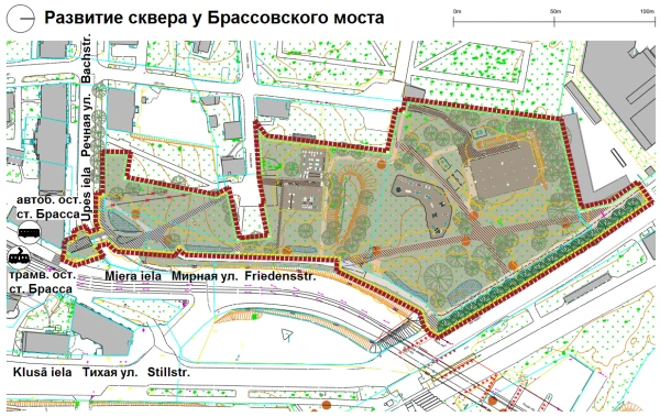 По 100 евро за квадратный метр: в Риге приведут в порядок сквер