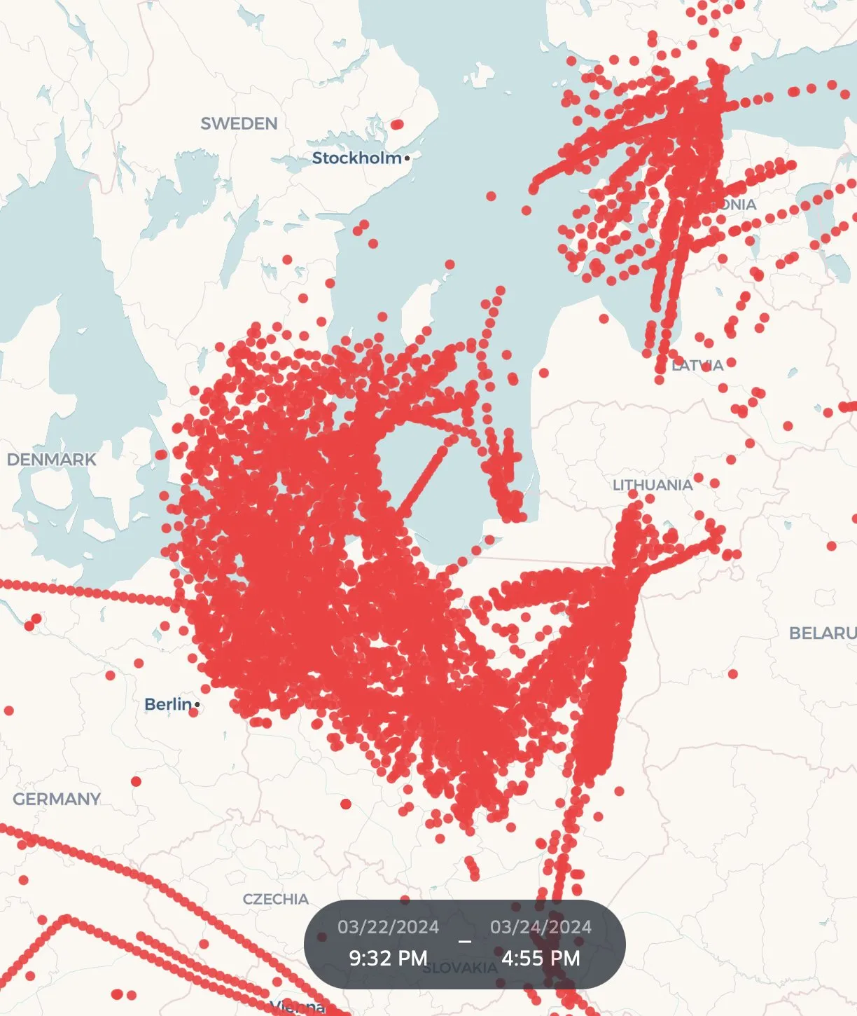 Россия ведёт GPS-войну в Балтике: Польша фиксирует вмешательство