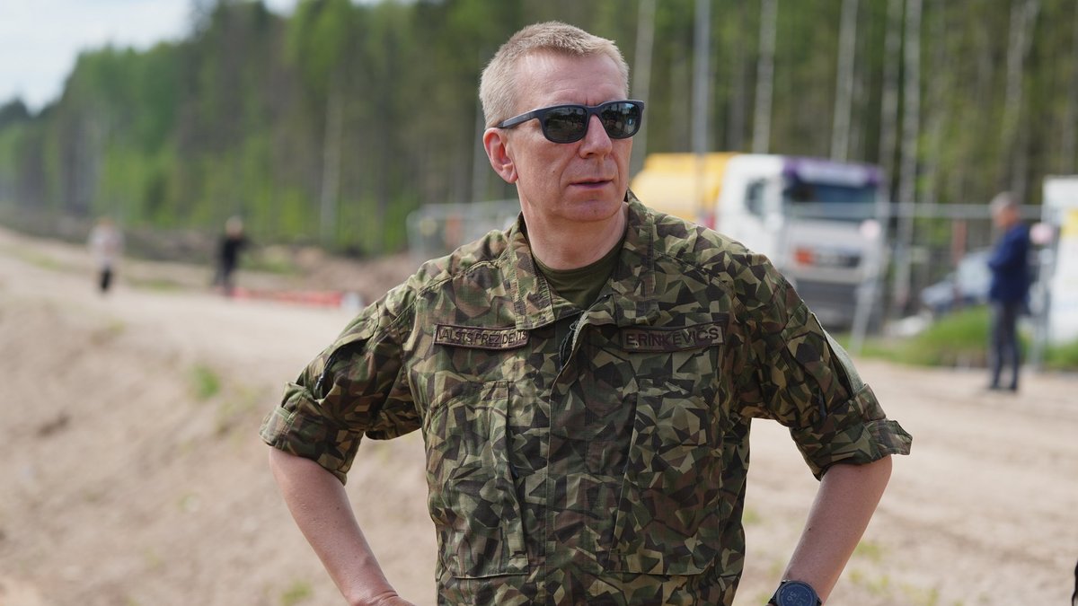 Президент подчеркивает важность укрепления внешней границы ЕС и НАТО с Россией и Беларусью