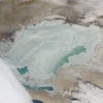 В Каспийском море образовался новый остров из-за обмеления