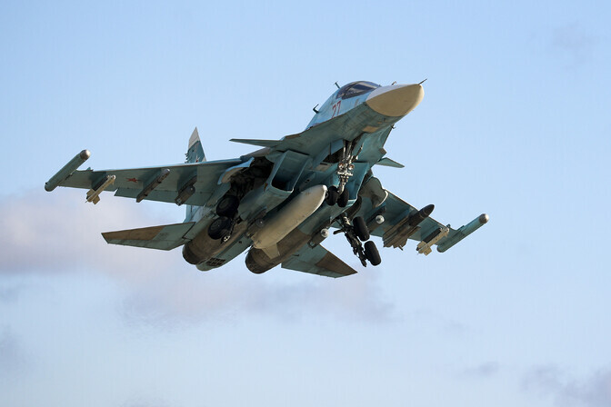 В России произошла катастрофа военного самолета Су-34