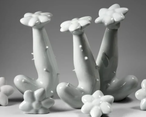 Художница из Латвии превращает личный опыт в фарфоровую инсталляцию на международной арене