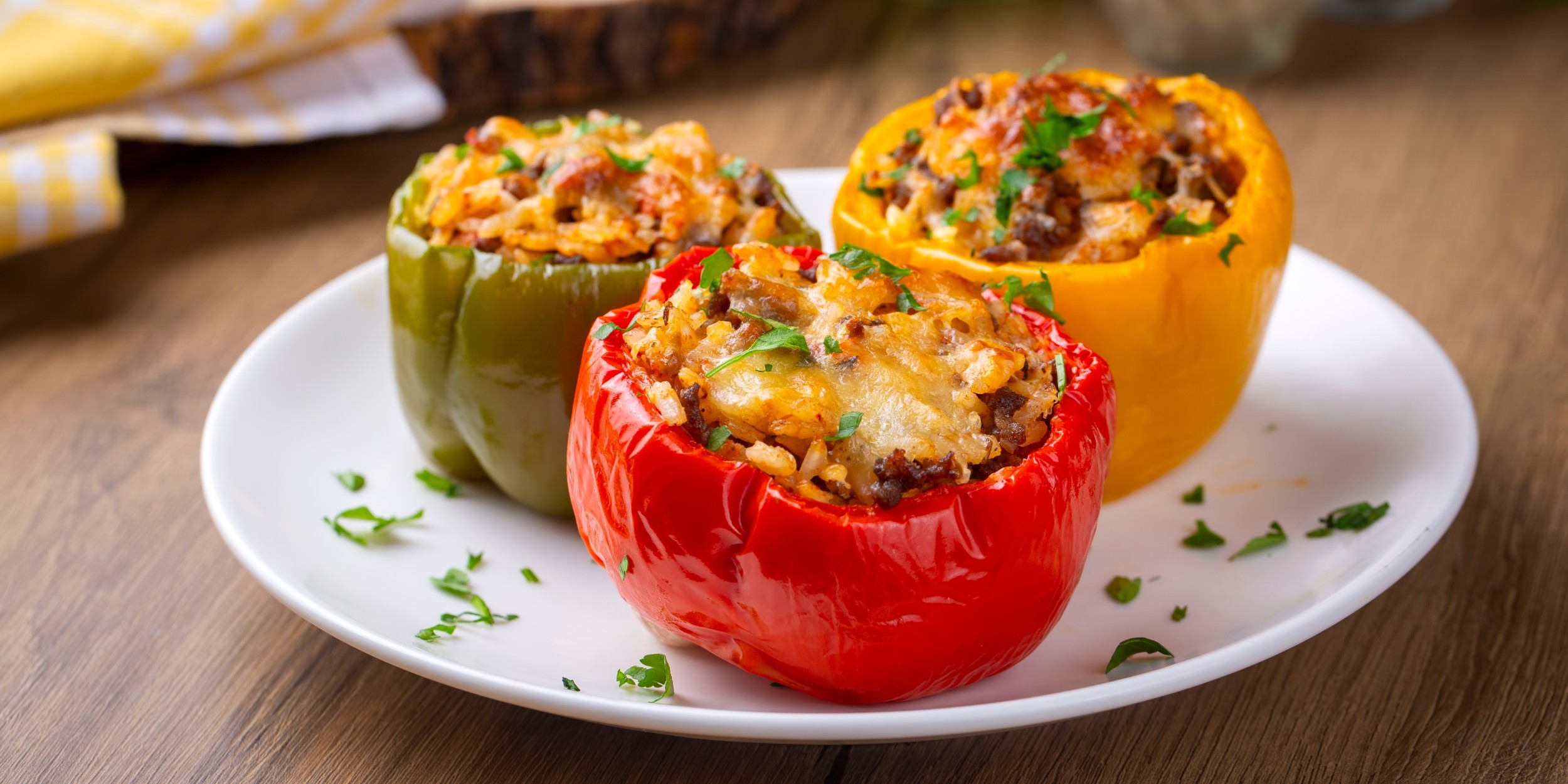 Приготовление фаршированного перца в аэрогриле