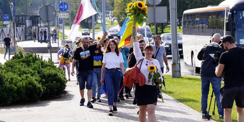В Риге в День независимости Украины пройдет "Путь подсолнухов" с благотворительным сбором помощи