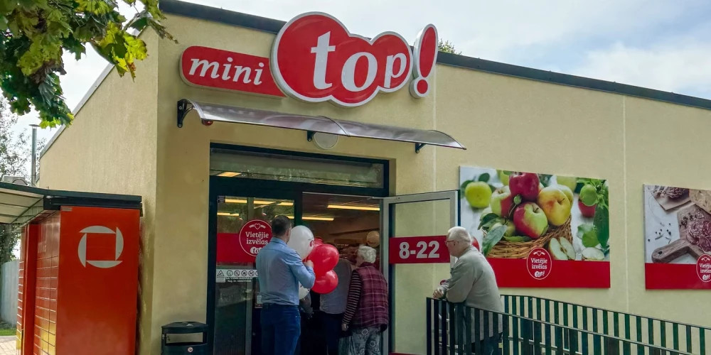 Под Ригой открылся десятый магазин сети mini top! в Саулкалне