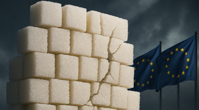 Украинский сахар снижает цены на европейском рынке до рекордного уровня