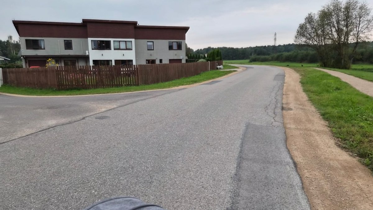 Жители поселка под Ригой недовольны превышением скорости, угрожающим детям и животным