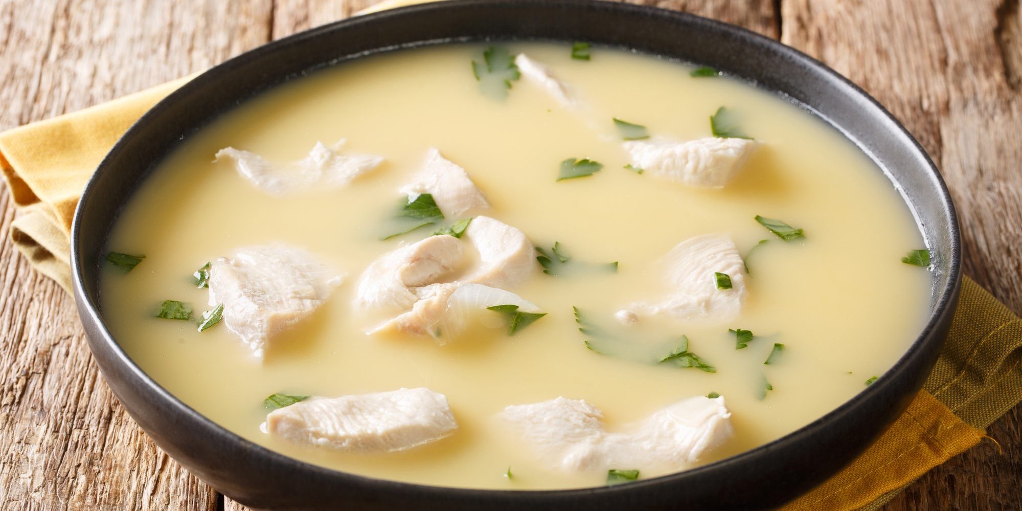 Грузинское блюдо: чихиртма с курицей