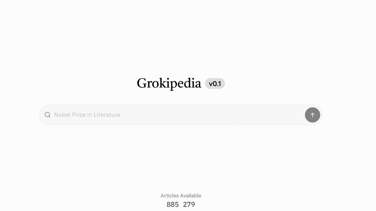 Илон Маск запустил Grokipedia — альтернативу Википедии с более 885 тыс. статей