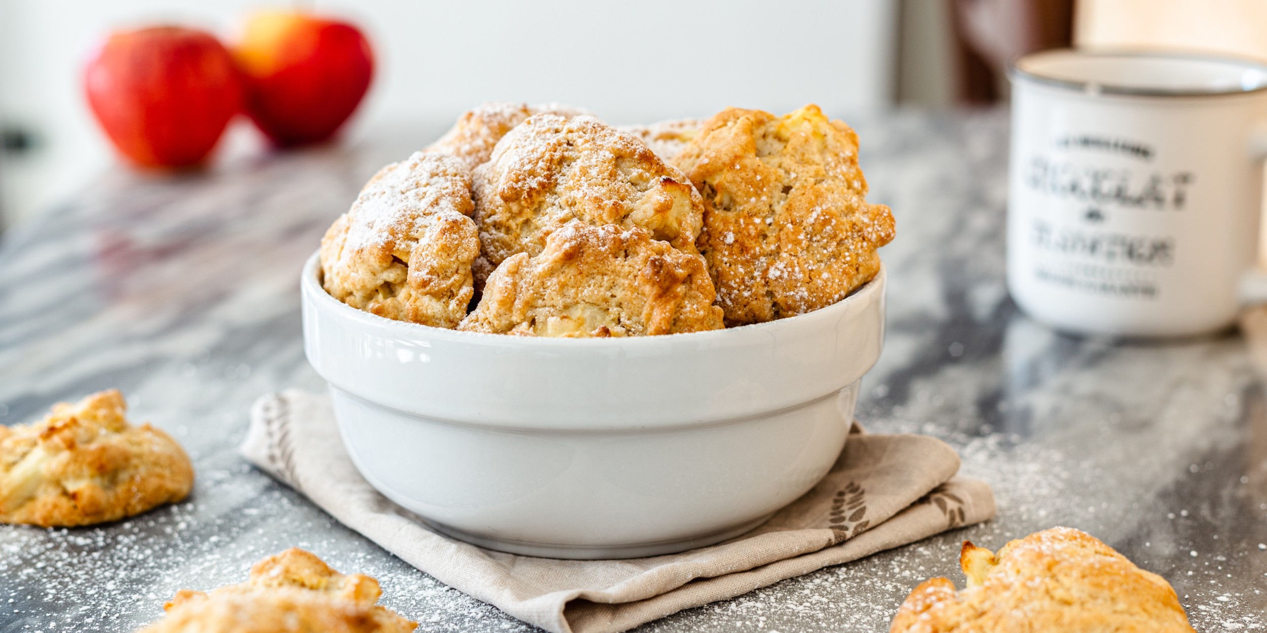 Итальянское печенье с яблоками