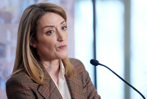 Председатель Европарламента Роберта Метсола с официальным визитом в Латвии