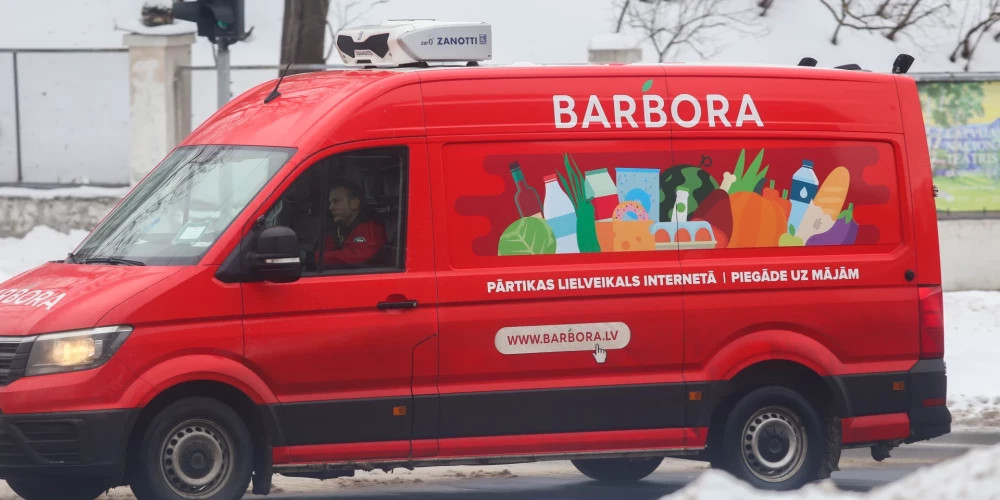 Сервис доставки Barbora прекращает работу в Даугавпилсе и Лиепае с 1 ноября