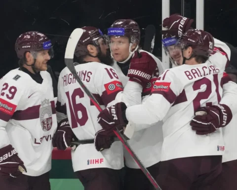 Началась продажа билетов на контрольные матчи сборной Латвии по хоккею перед ЧМ-2026