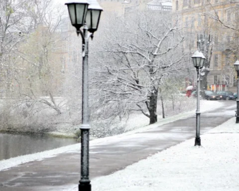 Пасмурная погода с осадками и гололедицей ожидается в Латвии