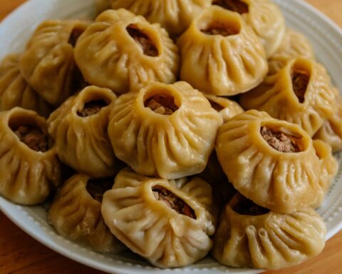 Рецепт приготовления бурятских бууз с говядиной