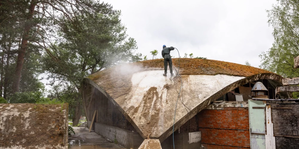 Реставрация ресторана Sēnīte началась с очистки купола