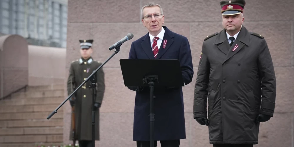 Ринкевич в День Лачплесиса призывает сохранять готовность защищать Латвию