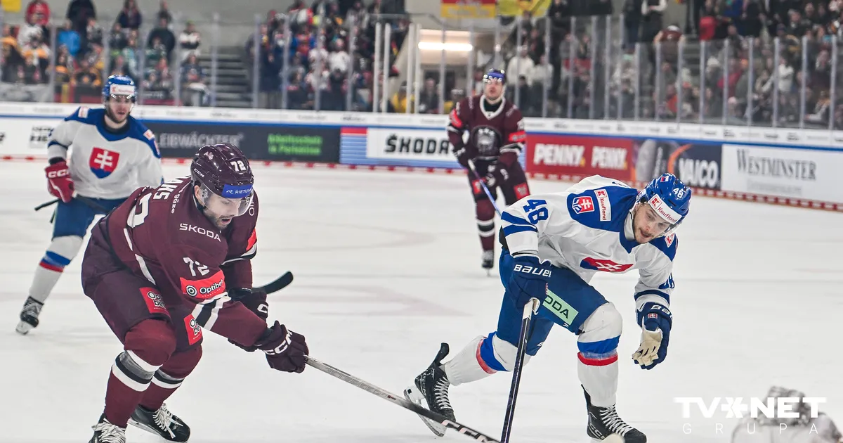 Сборная Латвии по хоккею потерпела второе поражение на Кубке Германии против Словакии