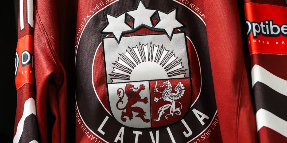Сборная Латвии по хоккею представила новую форму с гимном на груди