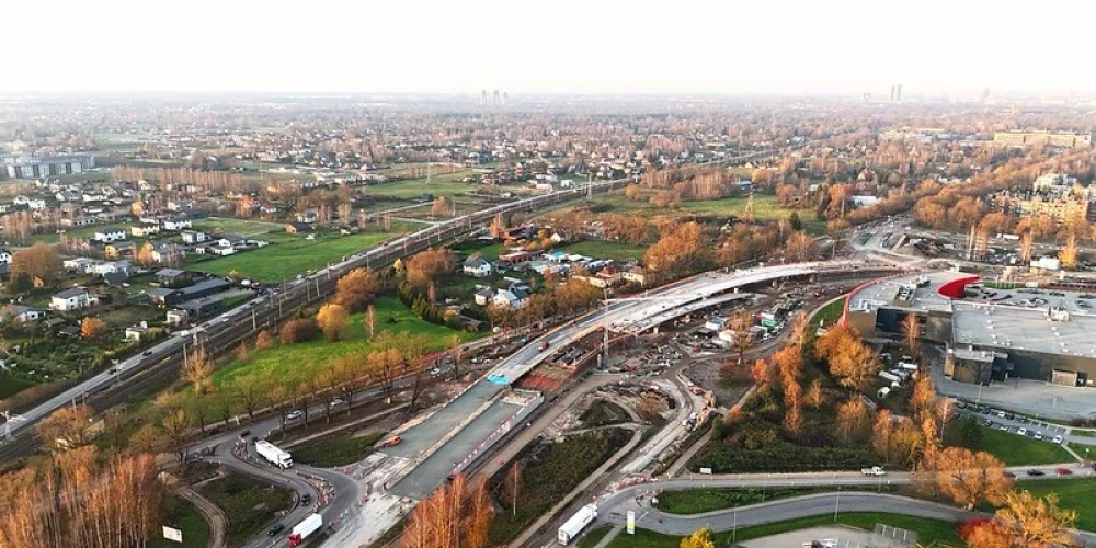 В Риге за 122 млн евро строят магистраль Яня Чакстес гатве с завершением в 2025 году