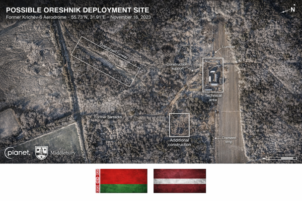 Американцы нашли ядерный носитель «Орешник» в 370 километрах от Латвии