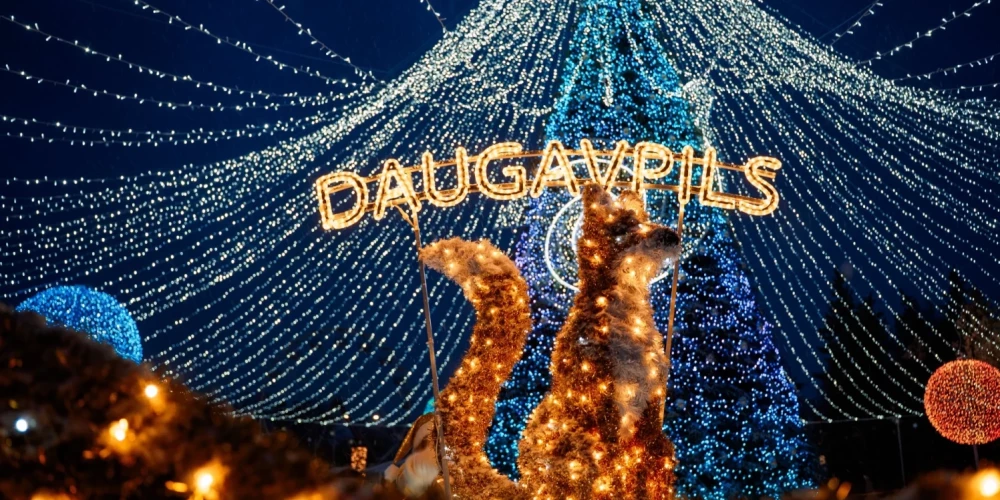 Даугавпилс готовится к Новому году на празднике "Галактика мечты"