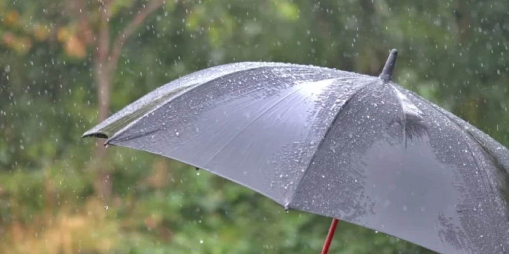 Дожди и сильный ветер ожидаются в Латвии в четверг, температура +6...+9 градусов