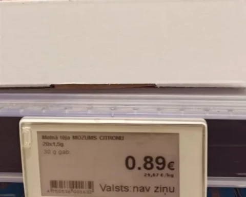 Латвийские магазины без указания страны происхождения: торговцы требуют разъяснений от ЕС