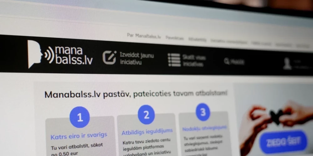Manabalss.lv получил 150 000 евро от государства и запрашивает аналогичную сумму