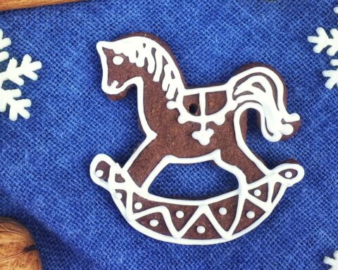 Рецепт шоколадного печенья «Лошадки» к праздничному столу