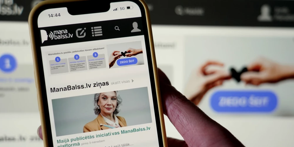 Сейм выделил 150 000 евро на поддержку платформы Manabalss.lv