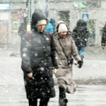 В Латвии объявлено желтое предупреждение о сильном снегопаде