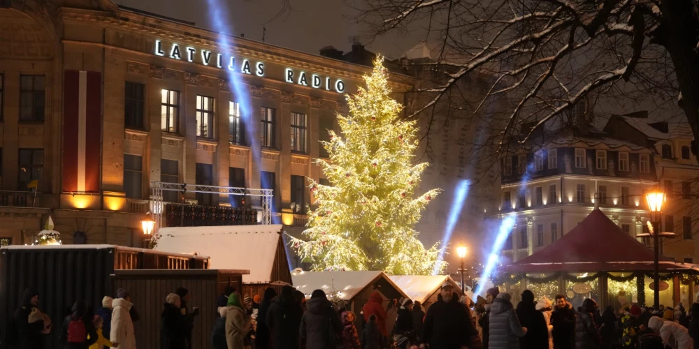 В новогоднюю ночь в Латвии ожидается -18°C и снежный покров до 25 см