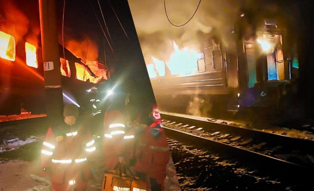 Атака дронов по пассажирскому поезду в Харьковской области привела к гибели мирных людей