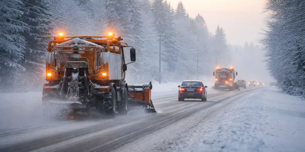 Глава дорожной службы Латвии: "Полностью убрать зиму невозможно"