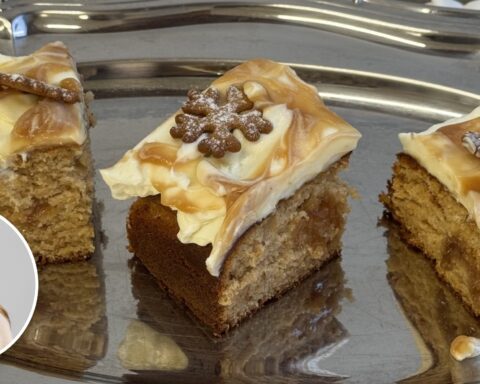 Имбирный кекс с карамелью от кондитера Зины Овштейн