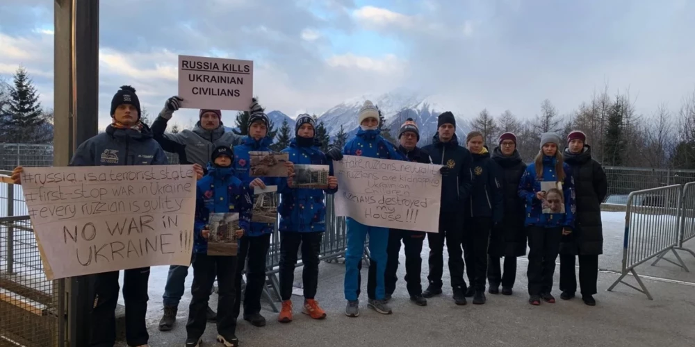 Латвийские скелетонисты протестуют против участия россиян на соревнованиях в Инсбруке
