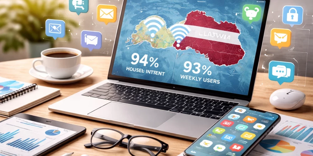 Латвия увеличивает время онлайн: опрос оценит интернет-привычки жителей