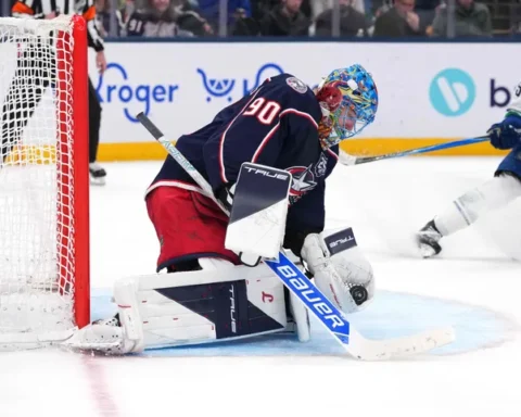 Мерзликин приводит "Коламбус" к победе и становится первой звездой матча