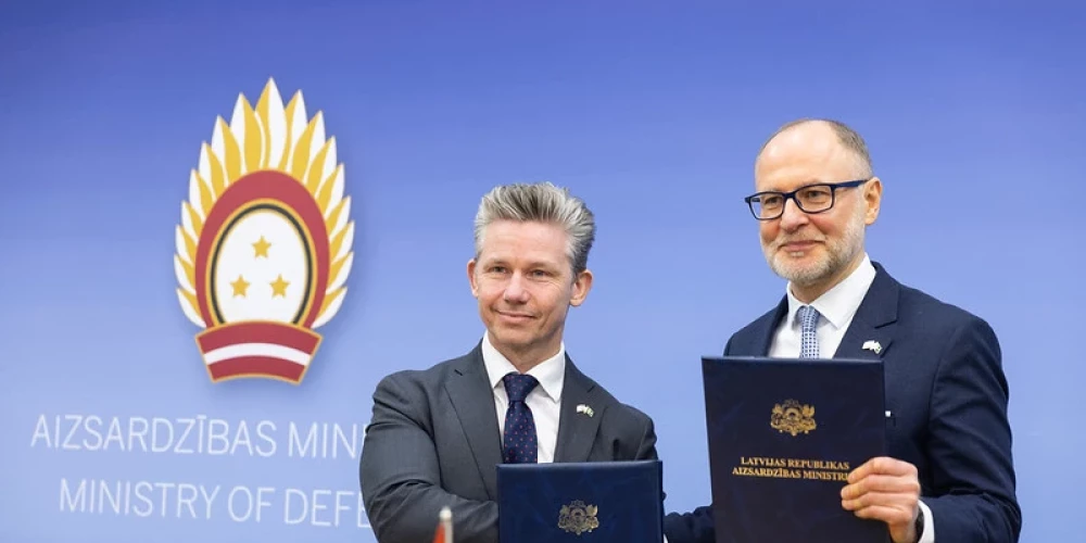 Министры обороны Латвии и Швеции обсудили защиту инфраструктуры и сотрудничество по беспилотникам