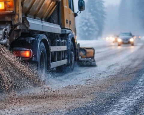 Мороз до -30: дорожники предупреждают о повышении гололеда из-за неэффективности влажной соли