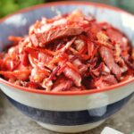 Салат с говядиной, свёклой и пекинской капустой