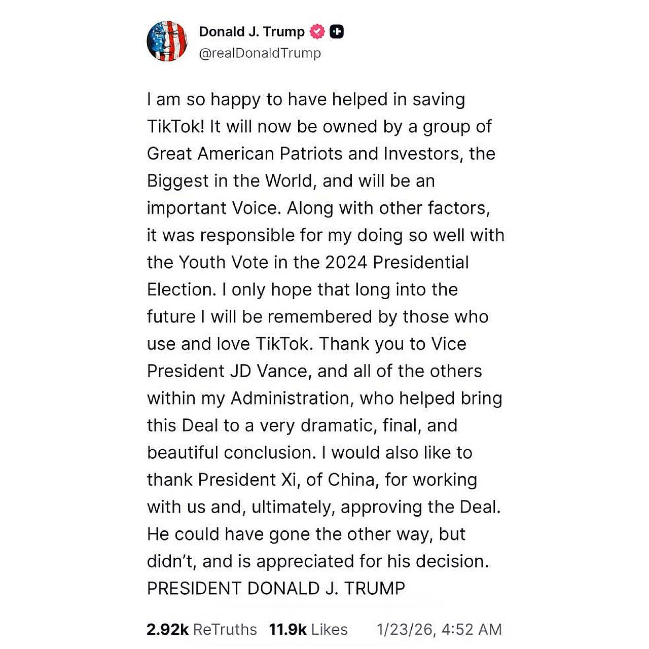 TikTok избежал запрета в США благодаря сделке на сумму $14 млрд