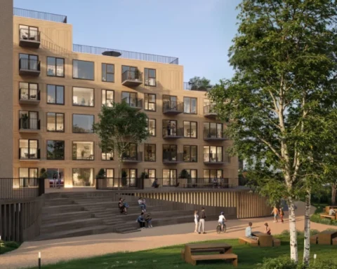 Три дома и 226 квартир: новый жилой проект в Риге стоимостью свыше 45 млн евро