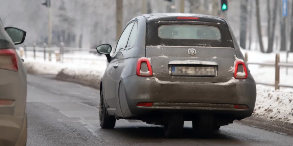 В Риге обнаружен трицикл с четырьмя колесами, вызвавший интерес в соцсетях