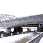 Затраты на консервацию опоры моста Rail Baltica через Даугаву оцениваются в 1,1-2,1% от 26 миллионов евро