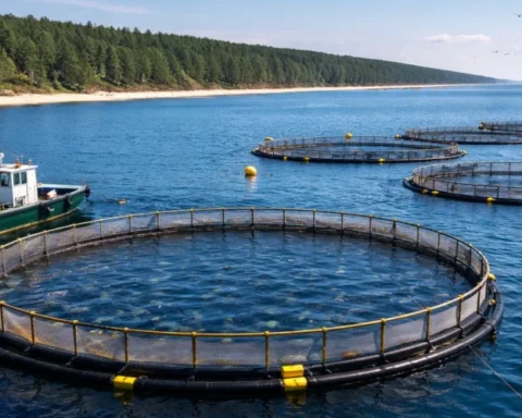 Жителей побережья предупредили о проекте аквакультуры в Рижском заливе у Рои и Мерсрагса