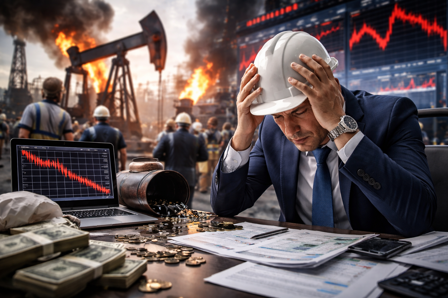 Финансовый коллапс в нефтяной отрасли: как долговой кризис First Oil предвещает передел рынка