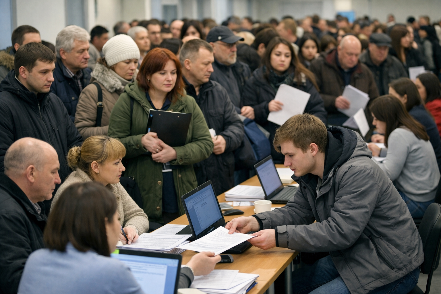 Рекордный дисбаланс на российском рынке труда: 9,6 соискателей на каждую вакансию в январе 2026 года